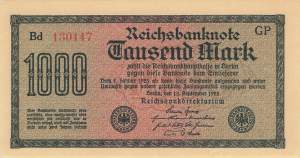 1000 Mark 1922 ro.75d GP